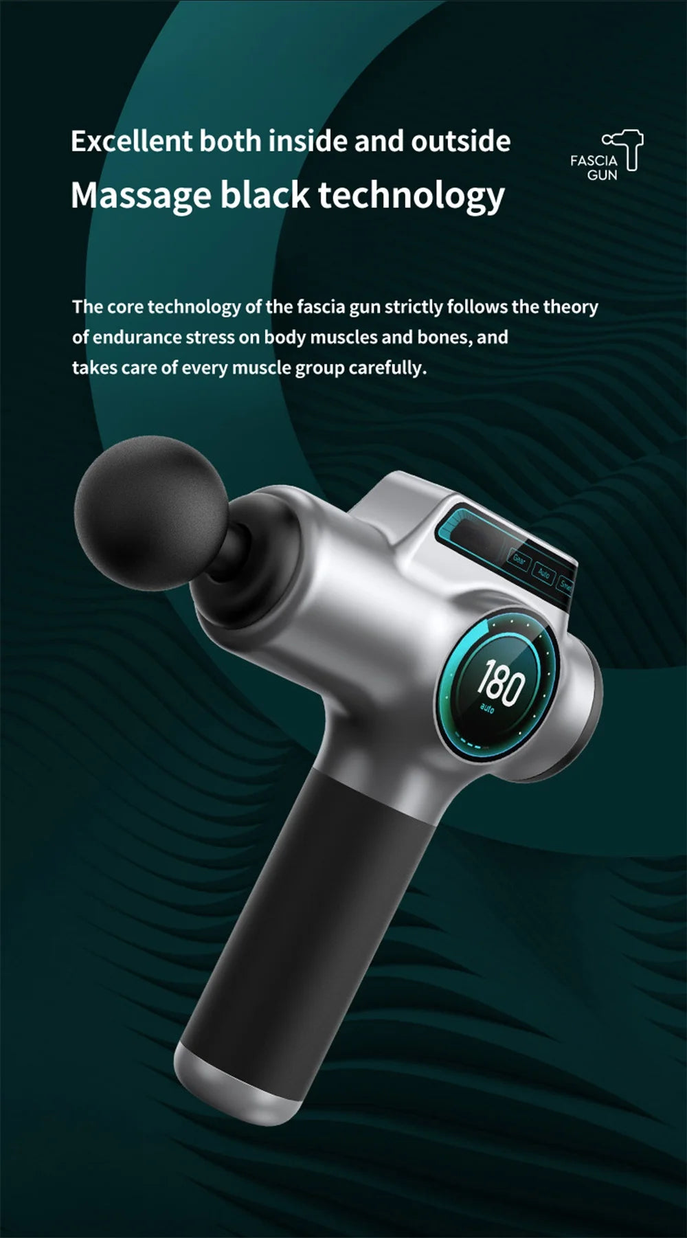 99-Level Deep Tissue Massage Gun – Electric Muscle & Fascia Relaxation Tool