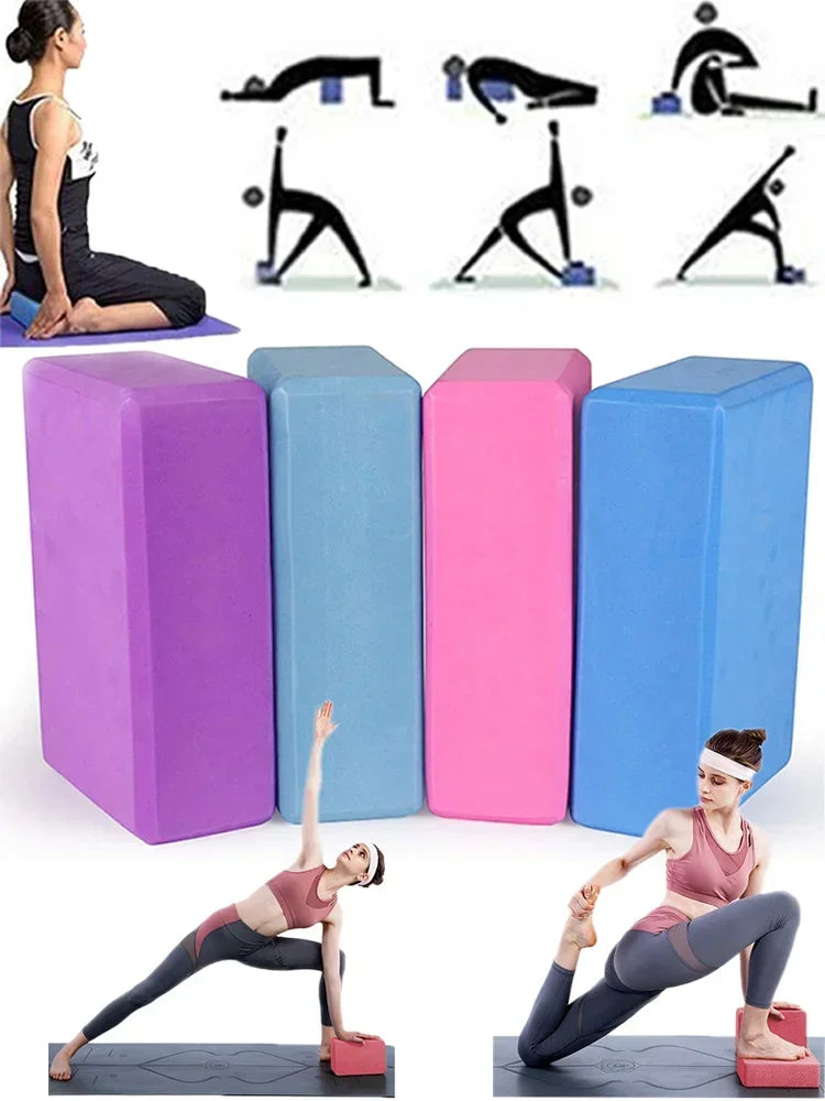 High-Density EVA Yoga Block – Non-Slip Foam Support for Fitness
