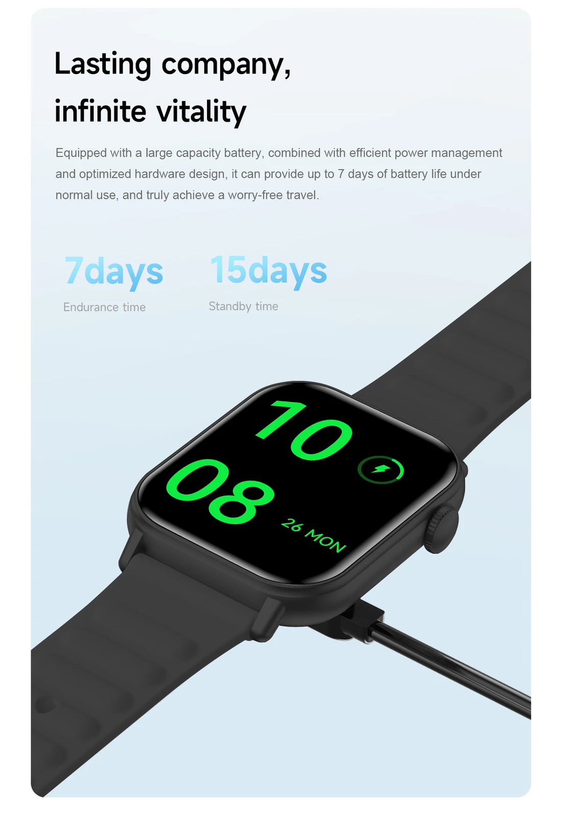 LIGE 2025 Smartwatch 1.83" HD Screen, BT Call, Health & Fitness Tracker