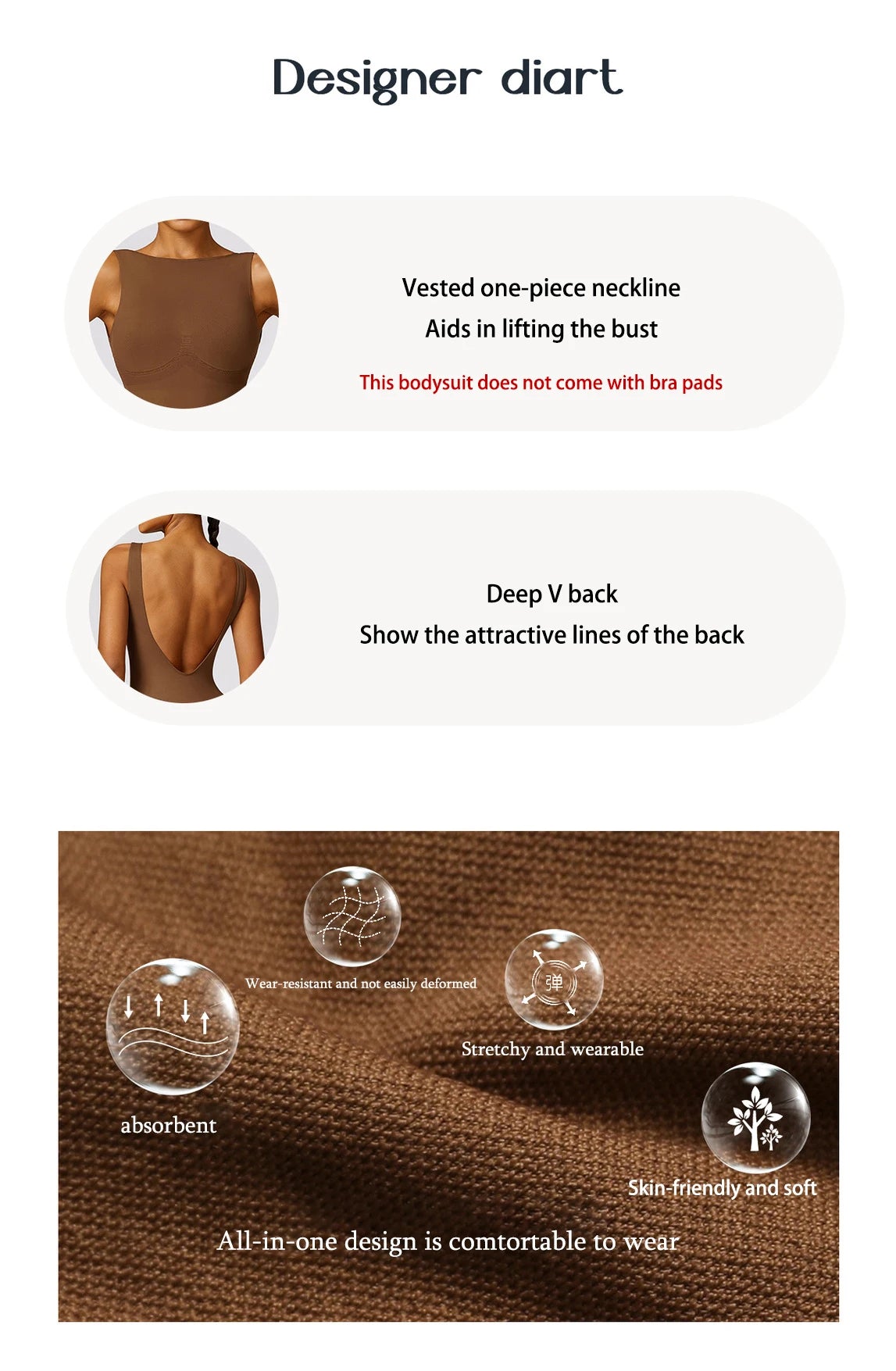 Women’s One-Piece Sporty Jumpsuit – Backless Yoga Suit with Leggings, Gym & Pilates Sportswear