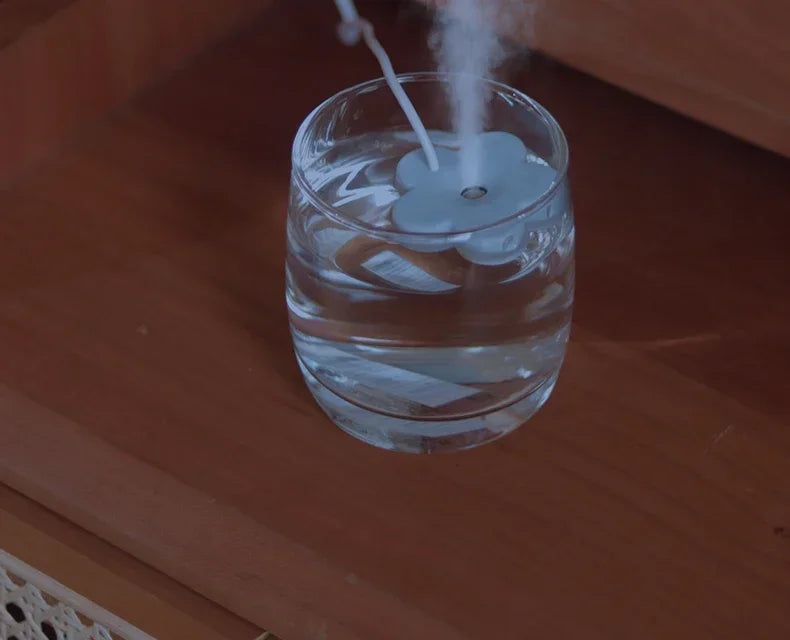 Mini Flower USB Humidifier – Portable Desktop Diffuser