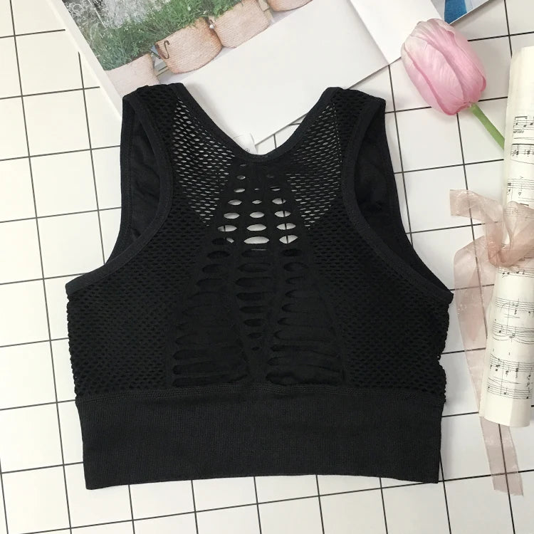 Hot Fitness Women’s Quick-Dry Sports Bra & Yoga Tank Top