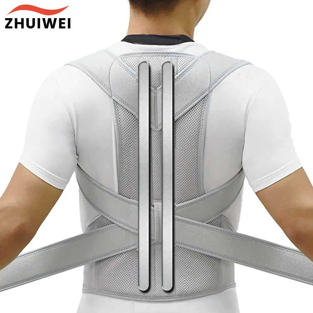 Upper Back Posture Corrector – Adjustable Clavicle & Shoulder Support Brace