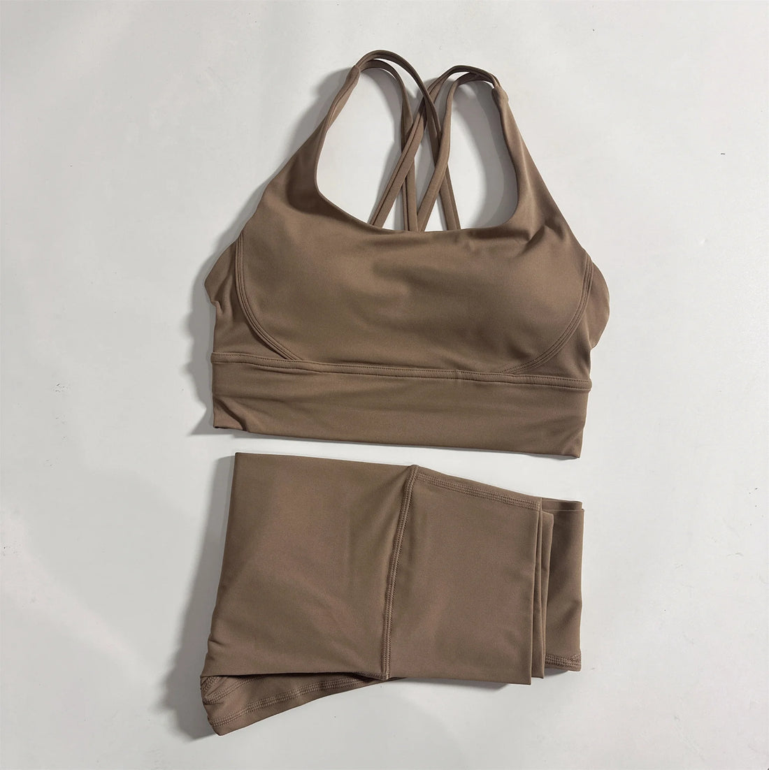 2-Piece Women’s Fitness Set – Sports Bra & High-Waist Yoga Leggings