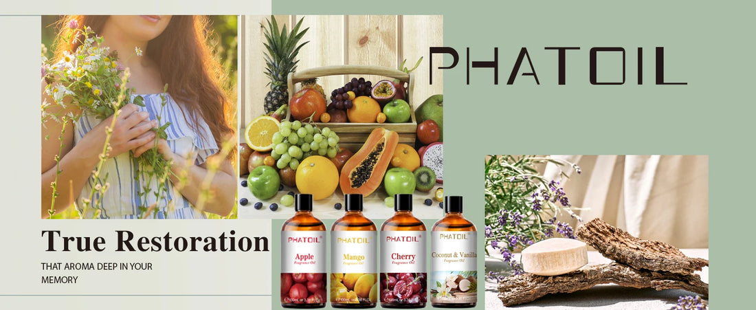 PHATOIL 100ml Aromatherapy Oil – Fragrance Essential Oil with Dropper