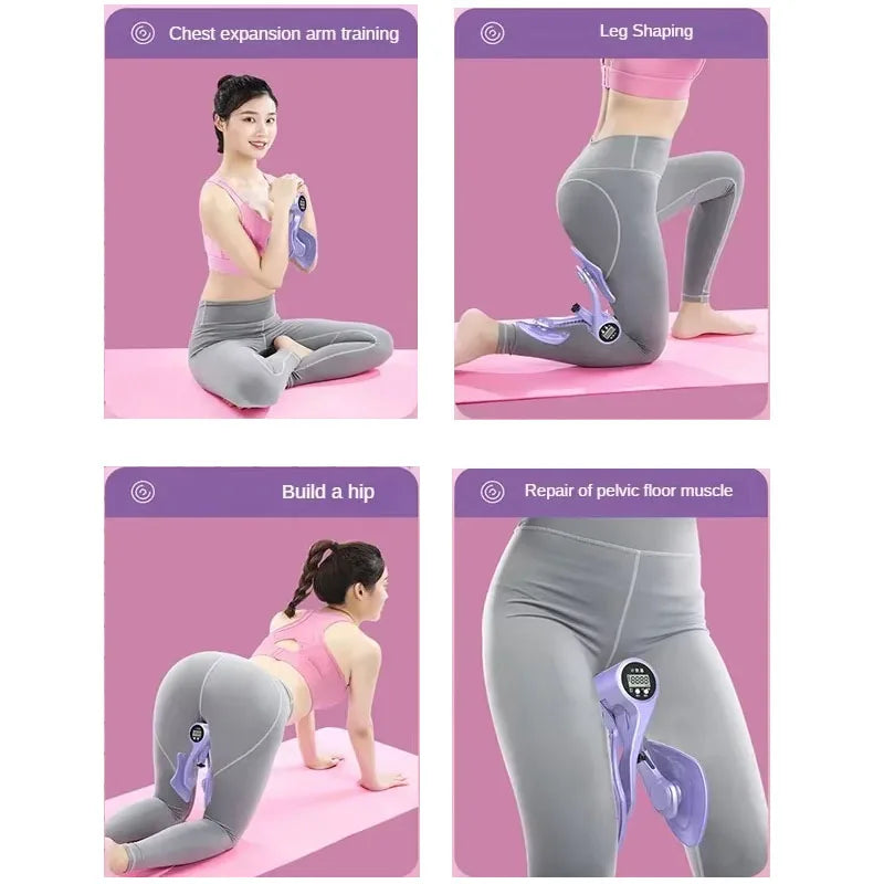 Digital Counter Hip Trainer – Adjustable Pelvic Floor & Inner Thigh Exerciser for Leg Strength and Fitness Training