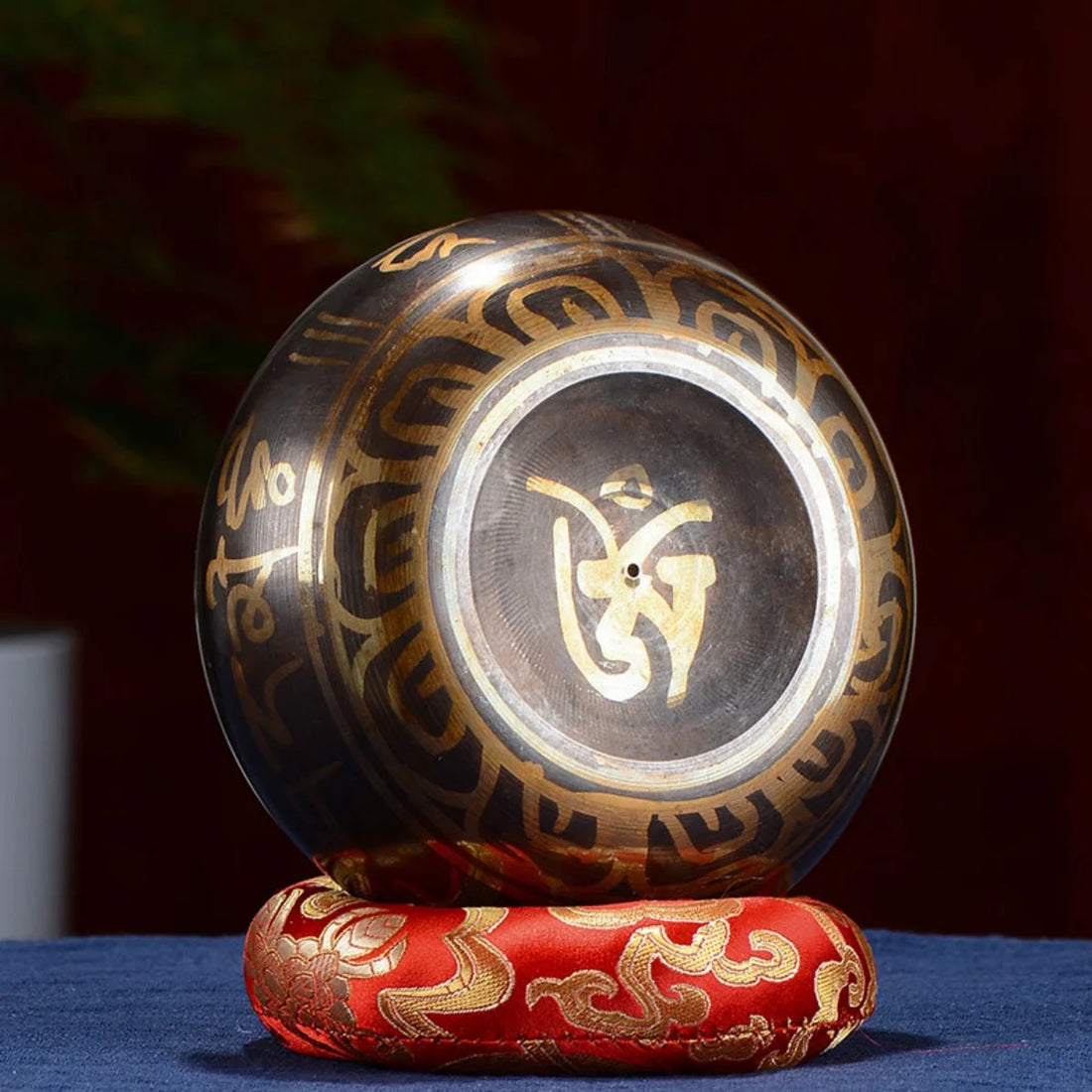 Tibetan Singing Bowl Set – 8.5–20CM Scripture Bowls for Meditation & Healing