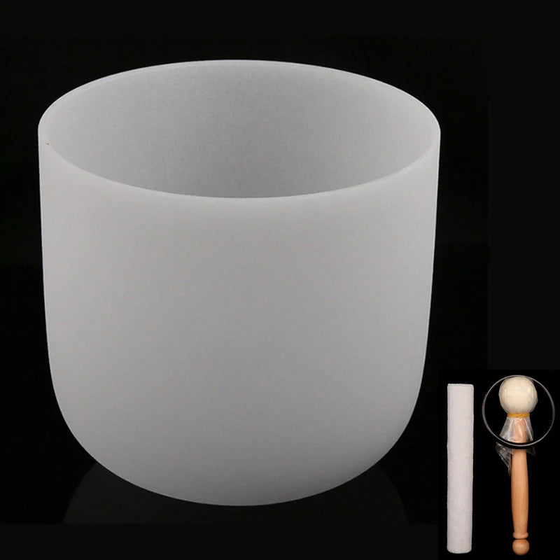 Crystal Singing Bowl – Quartz Sound Therapy Instrument for Yoga, Meditation, Spiritual Healing & Relaxation