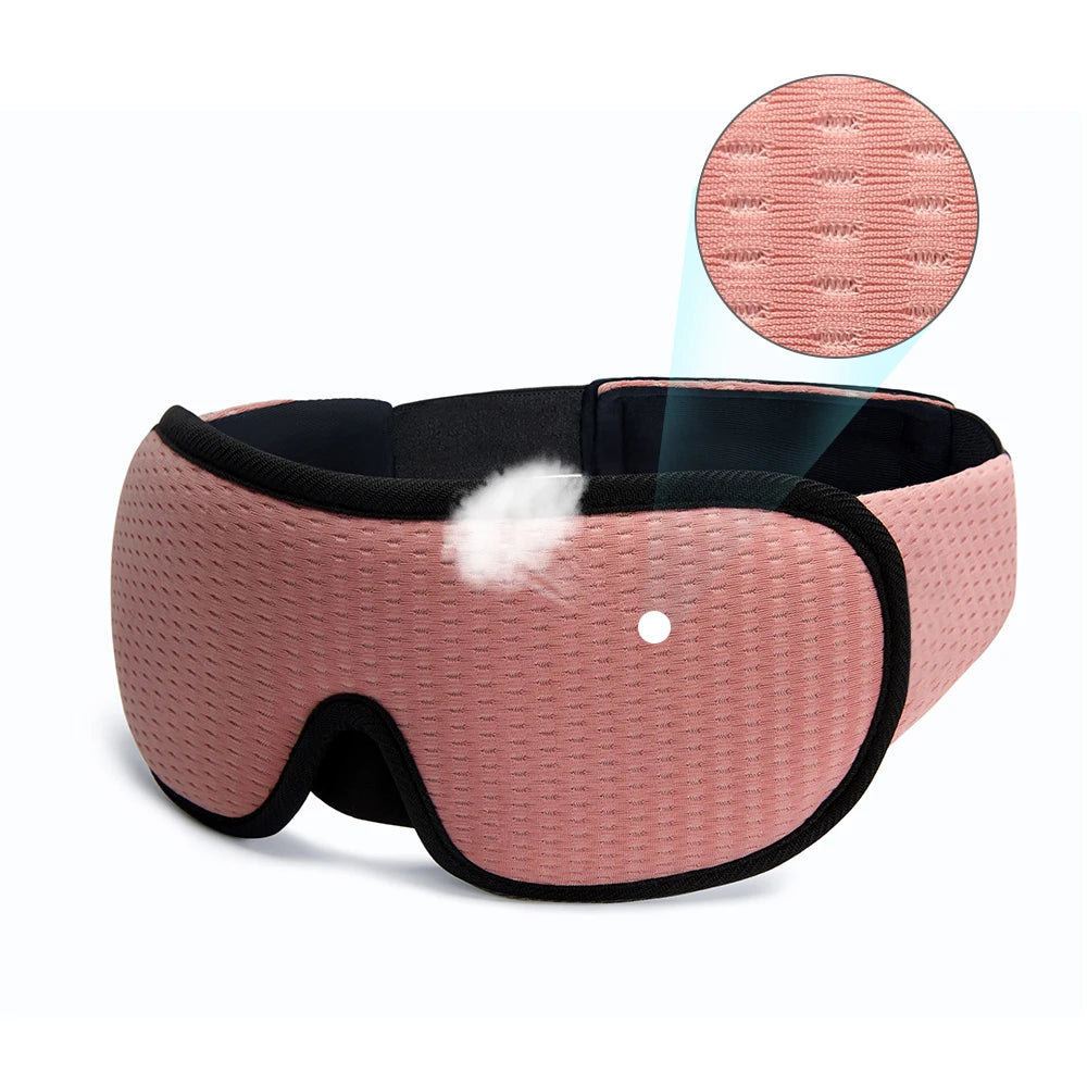 3D Padded Sleep Mask – Soft Eye Shade & Sleeping Aid