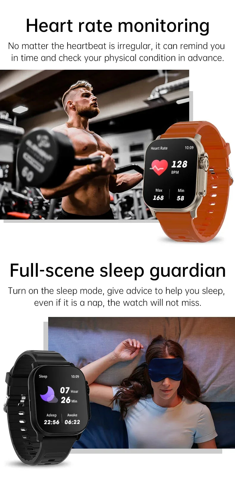 T900 Ultra 2 Smartwatch Men 49mm AMOLED NFC Waterproof