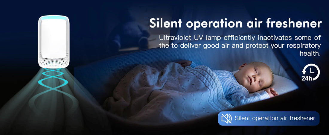 Plug-In Negative Ion Air Purifier – Quiet Mini Air Cleaner for Home