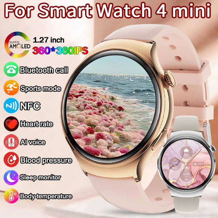 Women’s GPS Smartwatch with NFC, Bluetooth Call & Health Tracking