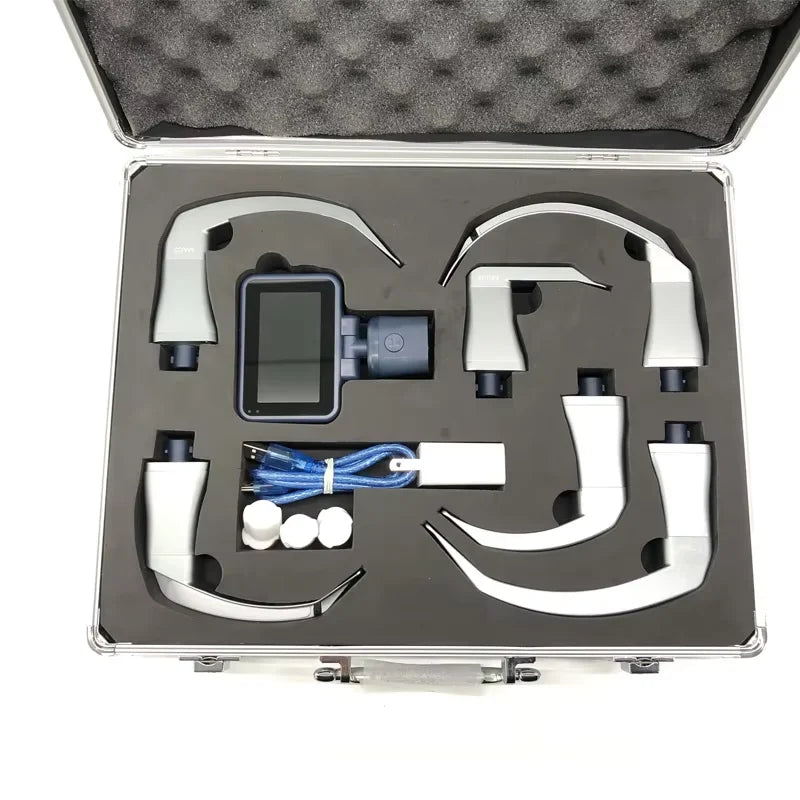 3.5" Video Laryngoscope – Digital Color Scope with Reusable Sterilizable Blades