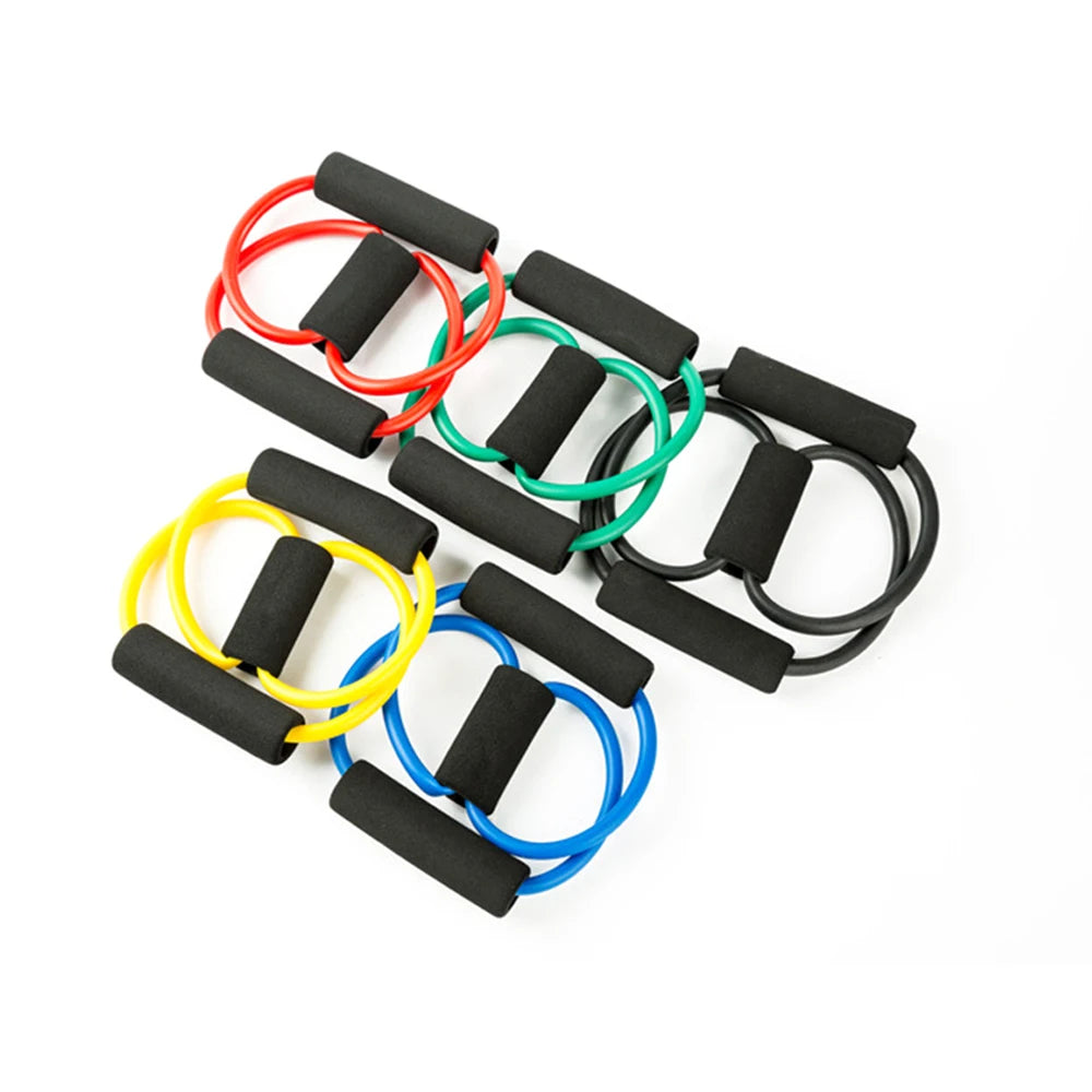 8-Shaped Resistance Band – Chest Expander for Home Fitness & Yoga