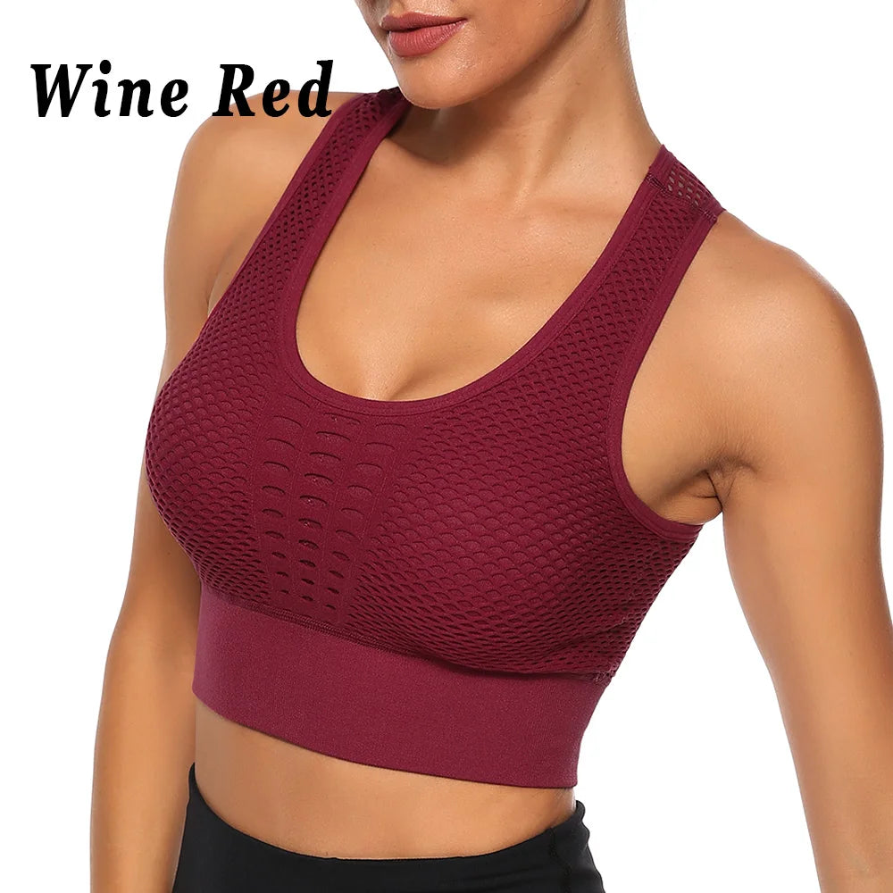 Hot Fitness Women’s Quick-Dry Sports Bra & Yoga Tank Top