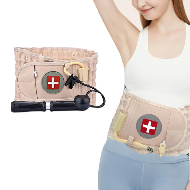 Adjustable Inflatable Lumbar Traction Belt – Spine & Back Support