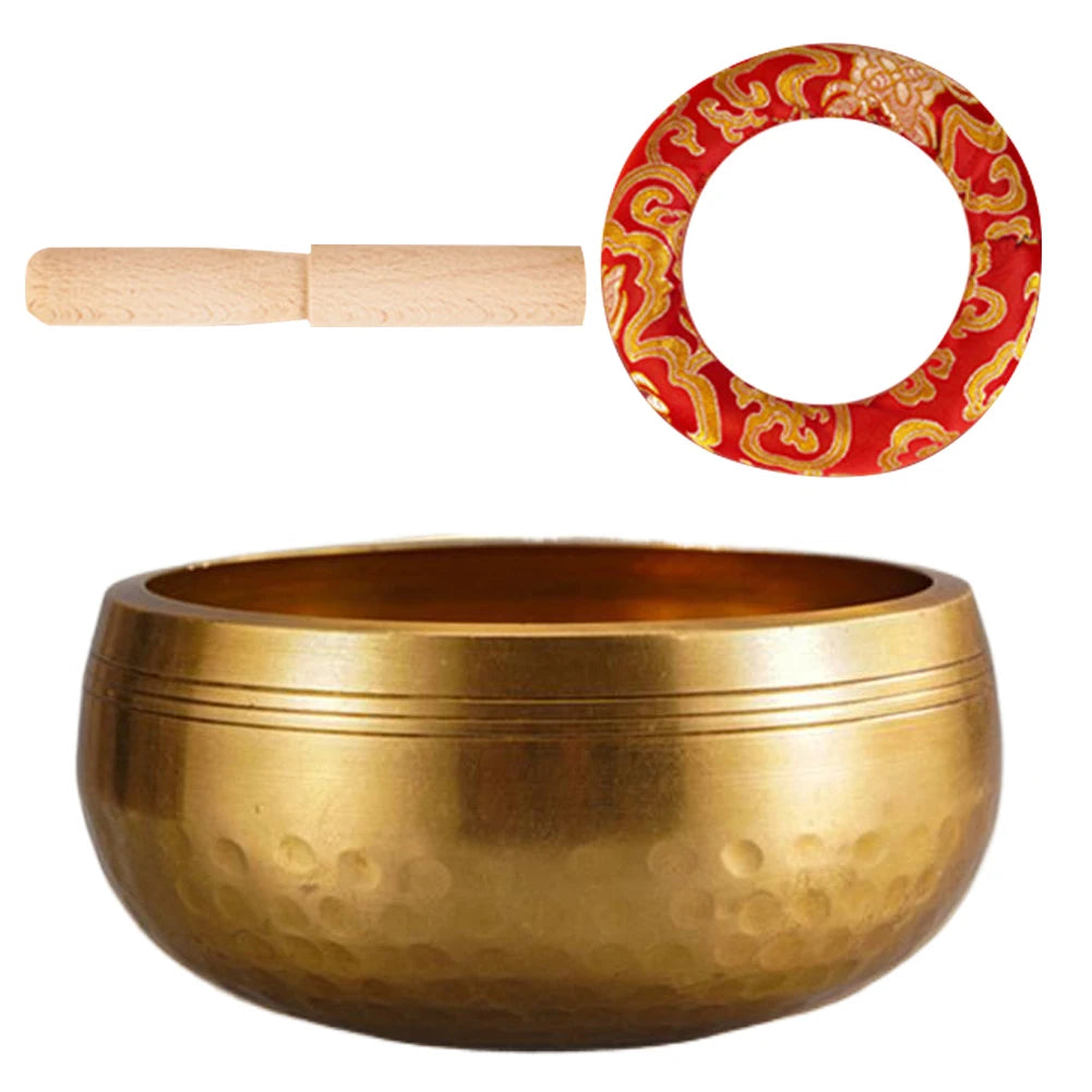 Tibetan Singing Bowl Set for Meditation, Yoga & Sound Healing Therapy