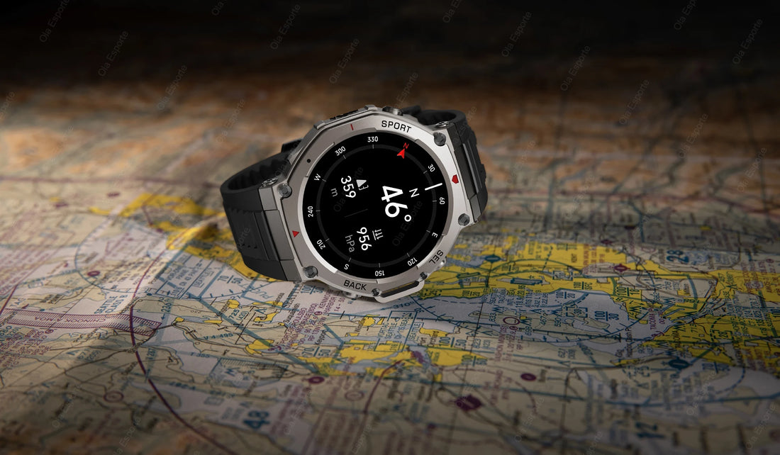 T-Rex 3 GPS Smartwatch – 10ATM Waterproof Military Sports Fitness Watch