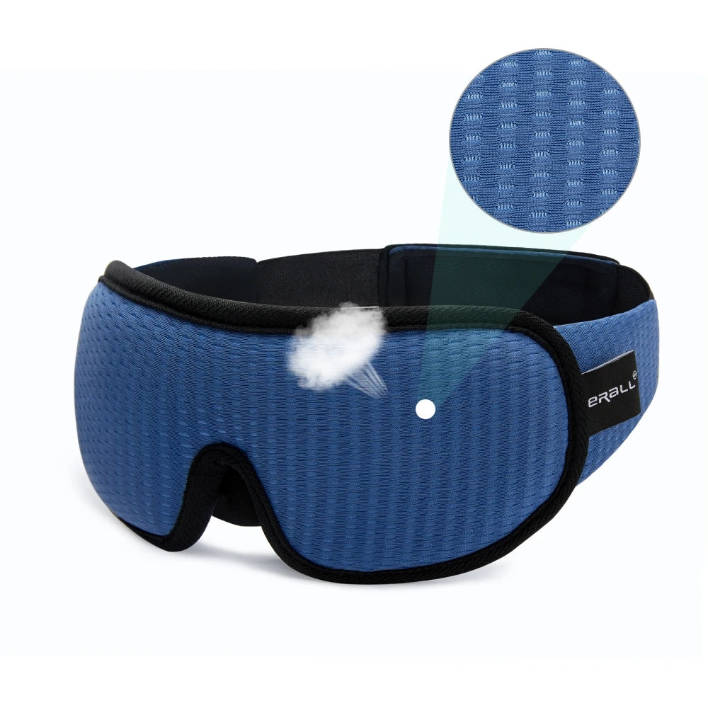 3D Padded Sleep Mask – Soft Eye Shade & Sleeping Aid