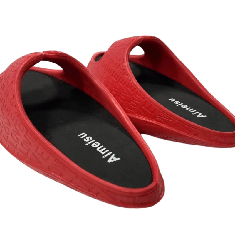 Japanese Style Fitness Rocking Slippers for Women – EVA Body-Shaping Summer Slide