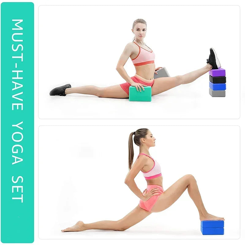 High-Density EVA Yoga Block – Non-Slip Foam Support for Fitness