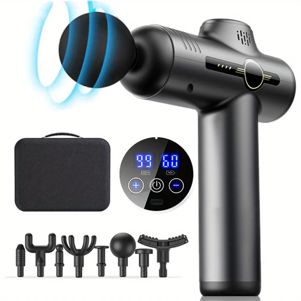 Portable Fascia Massage Gun – Deep Muscle Relaxation & Fitness