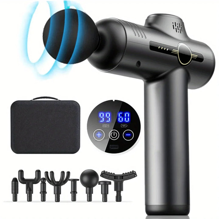 Portable Fascia Massage Gun – Deep Muscle Relaxation & Fitness