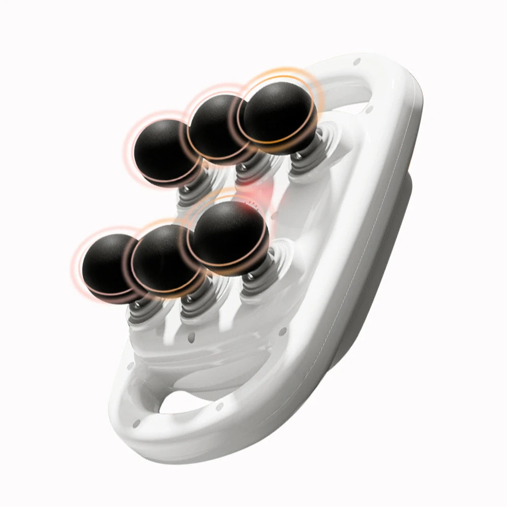 ascia Gun – 6-Head Deep Tissue Massager with 14mm High-Frequency Vibration, Wireless Body Relaxation Tool