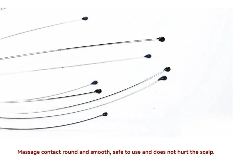 Stainless Steel Octopus Head Massager – Scalp Scratcher & Relaxer
