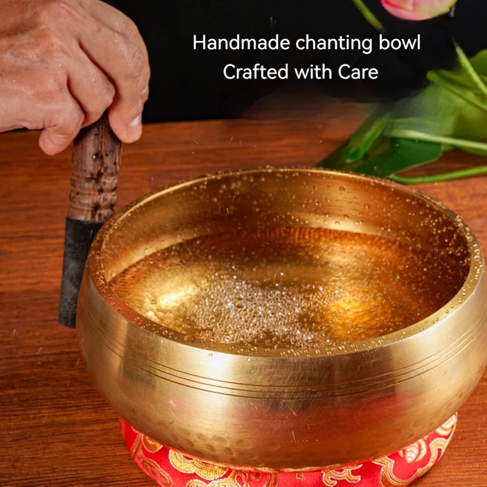 Tibetan Singing Bowl Set – Meditation Sound Bowl & Stress Relief Gift
