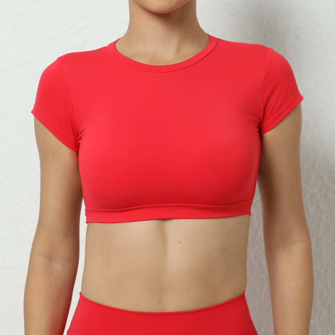 Hearuisavy Women’s Backless Workout Crop Top – Breathable Sports Shirt