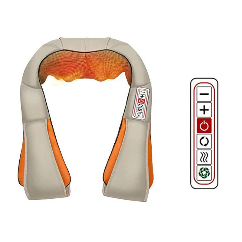 Kneading Shawl Neck and Back Massager – Full Body Home Massage Device