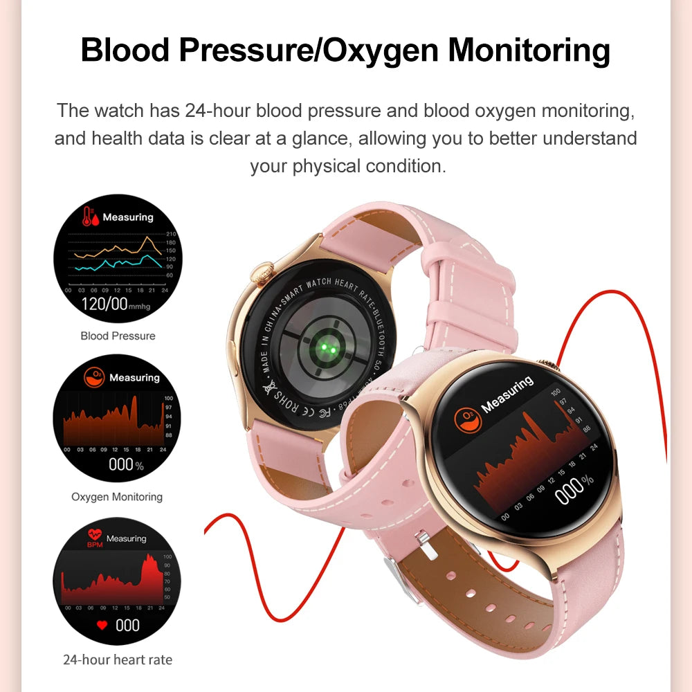 Women’s GPS Smartwatch with NFC, Bluetooth Call & Health Tracking