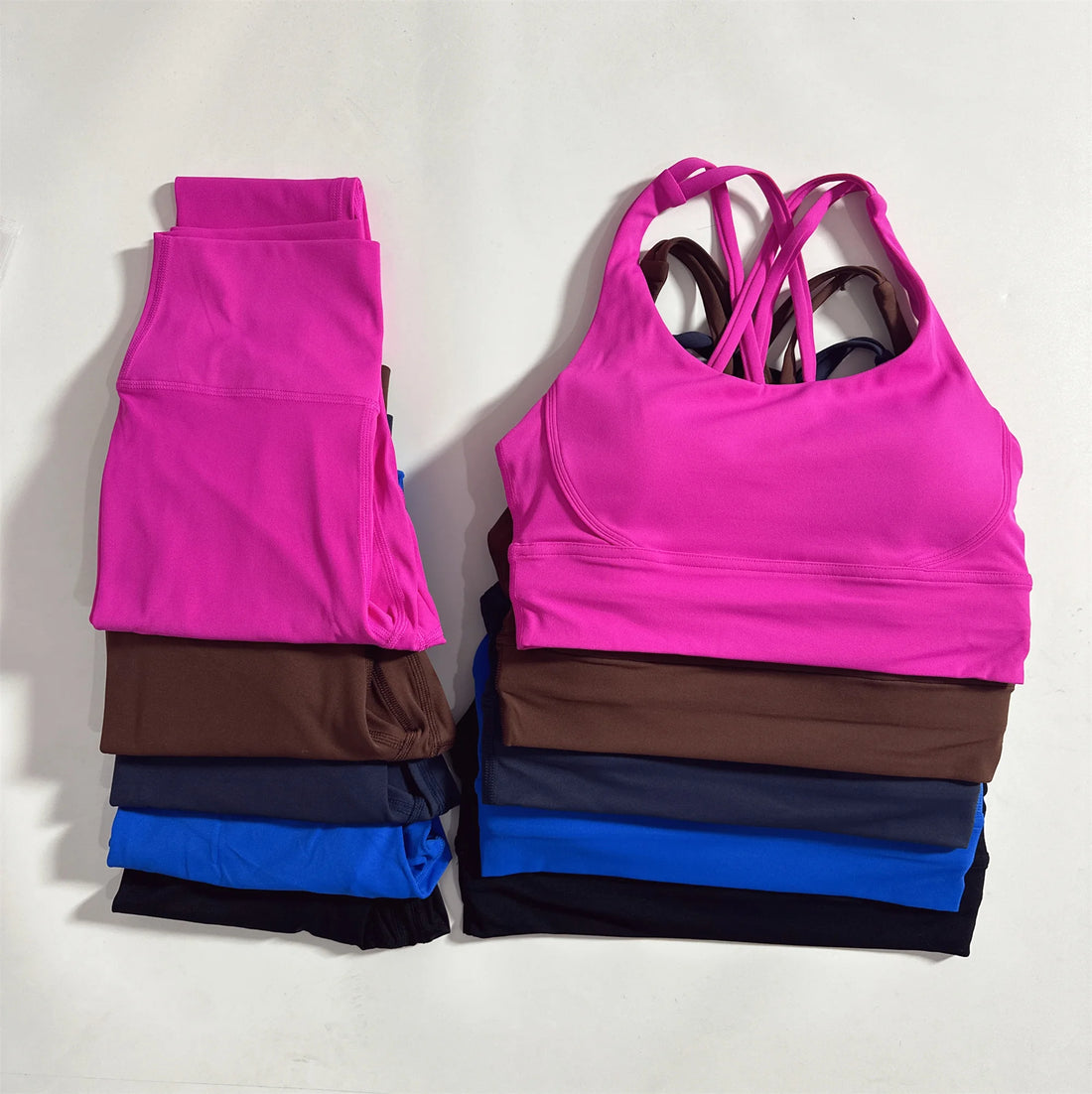 2-Piece Women’s Fitness Set – Sports Bra & High-Waist Yoga Leggings