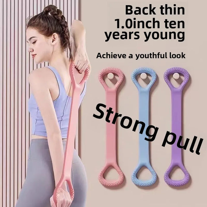 8-Shape Pull-Up Elastic Band – Posture & Back Trainer