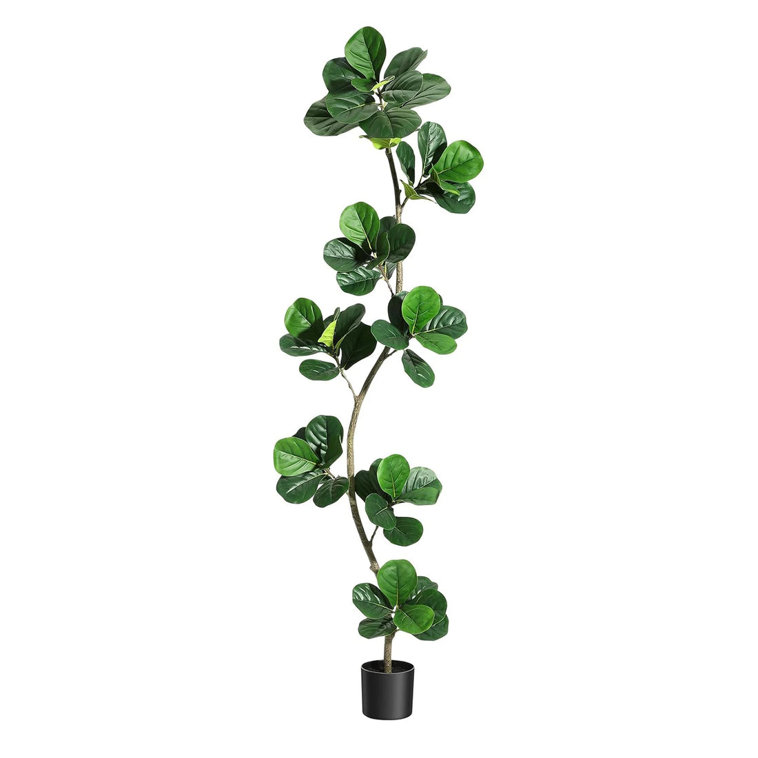 Artificial Fiddle Leaf Fig Tree – Faux Potted Indoor Plant