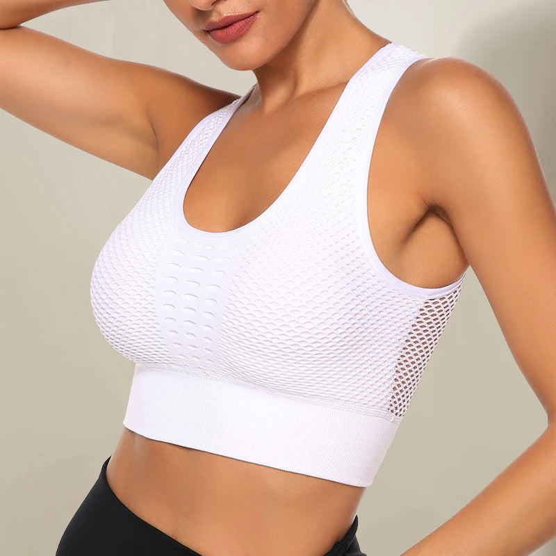 Hot Fitness Women’s Quick-Dry Sports Bra & Yoga Tank Top