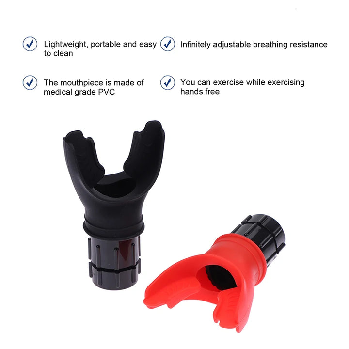 Breathing Trainer – Silicone Respiratory Fitness & Lung Exercise Tool