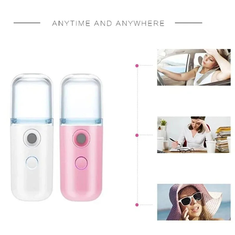 Mini Nano Facial Steamer – USB Portable Face Sprayer