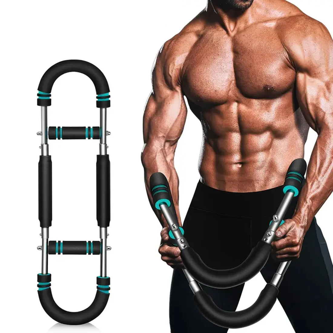 U-Shape Hand Gripper Arm Trainer – Power Twister Bar for Strength Training