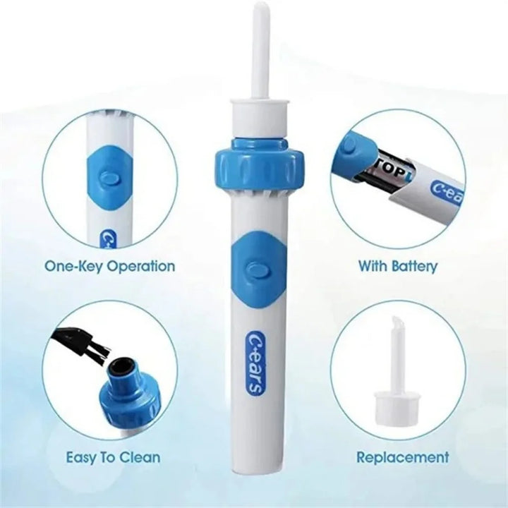 Electric Earpick – Safe Earwax Cleaner for Children & Adults, Ear Care Wax Remover