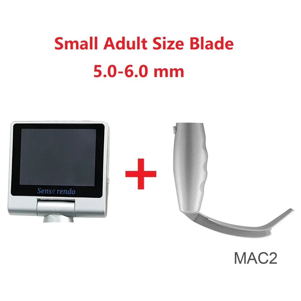 " Digital Video Laryngoscope – Touchscreen Anesthesia Scope with Reusable Blades