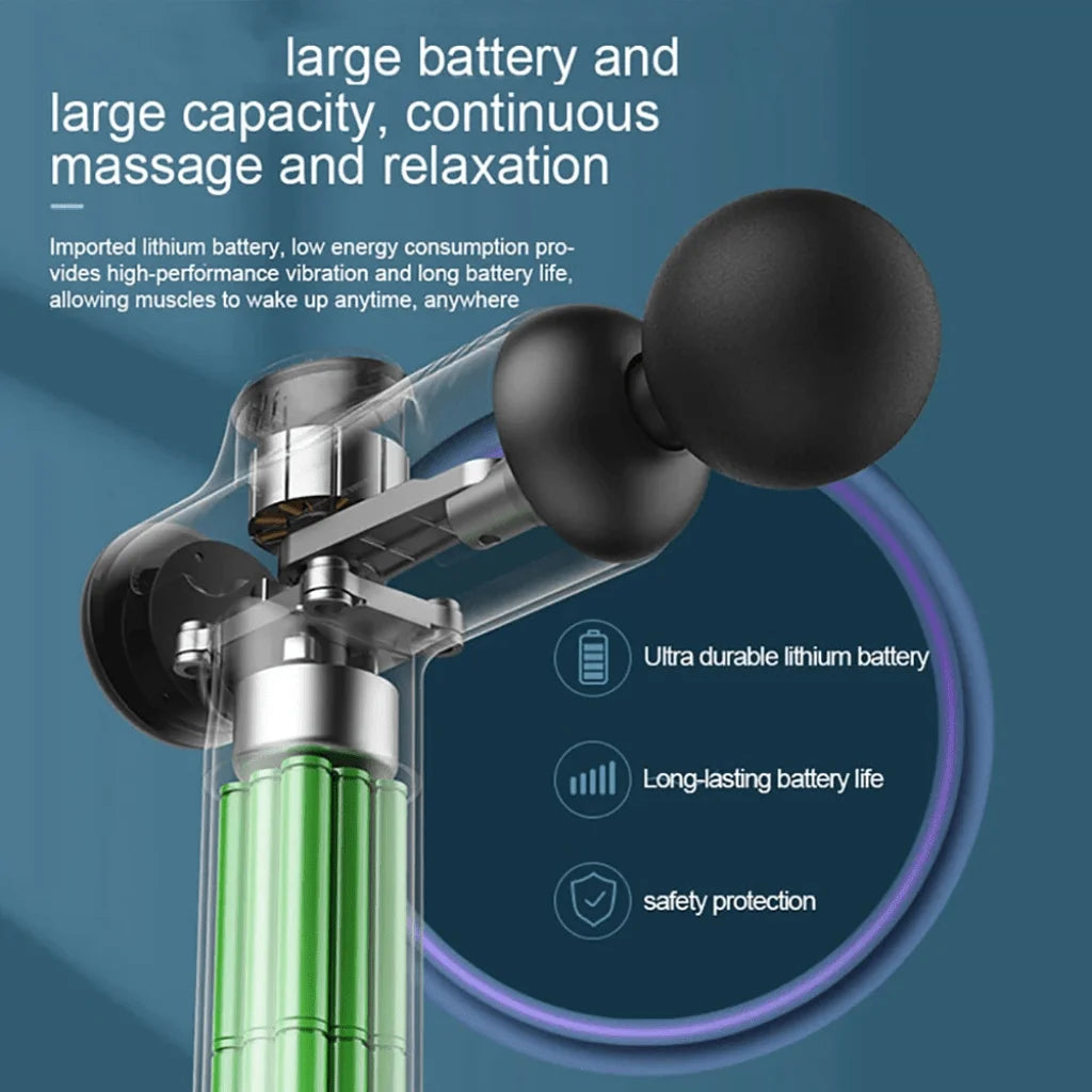 Portable Fascia Massage Gun – Deep Muscle Relaxation & Fitness