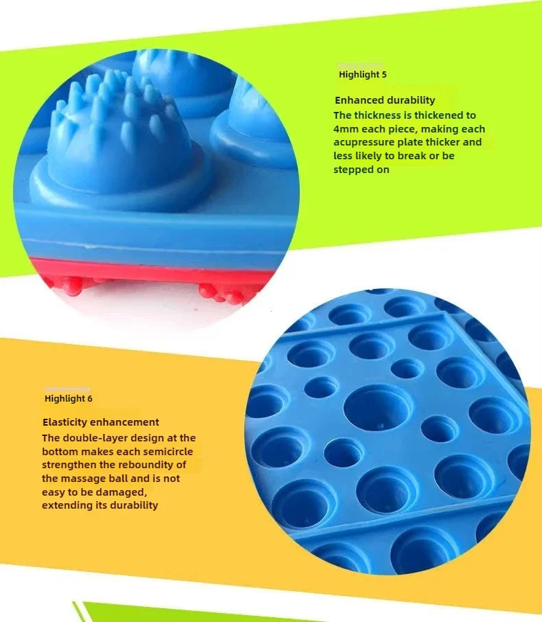 Foot Acupressure Massage Mat – Muscle Relaxation & Reflexology Mat for Home Fitness, Yoga, Pilates & Foot Training