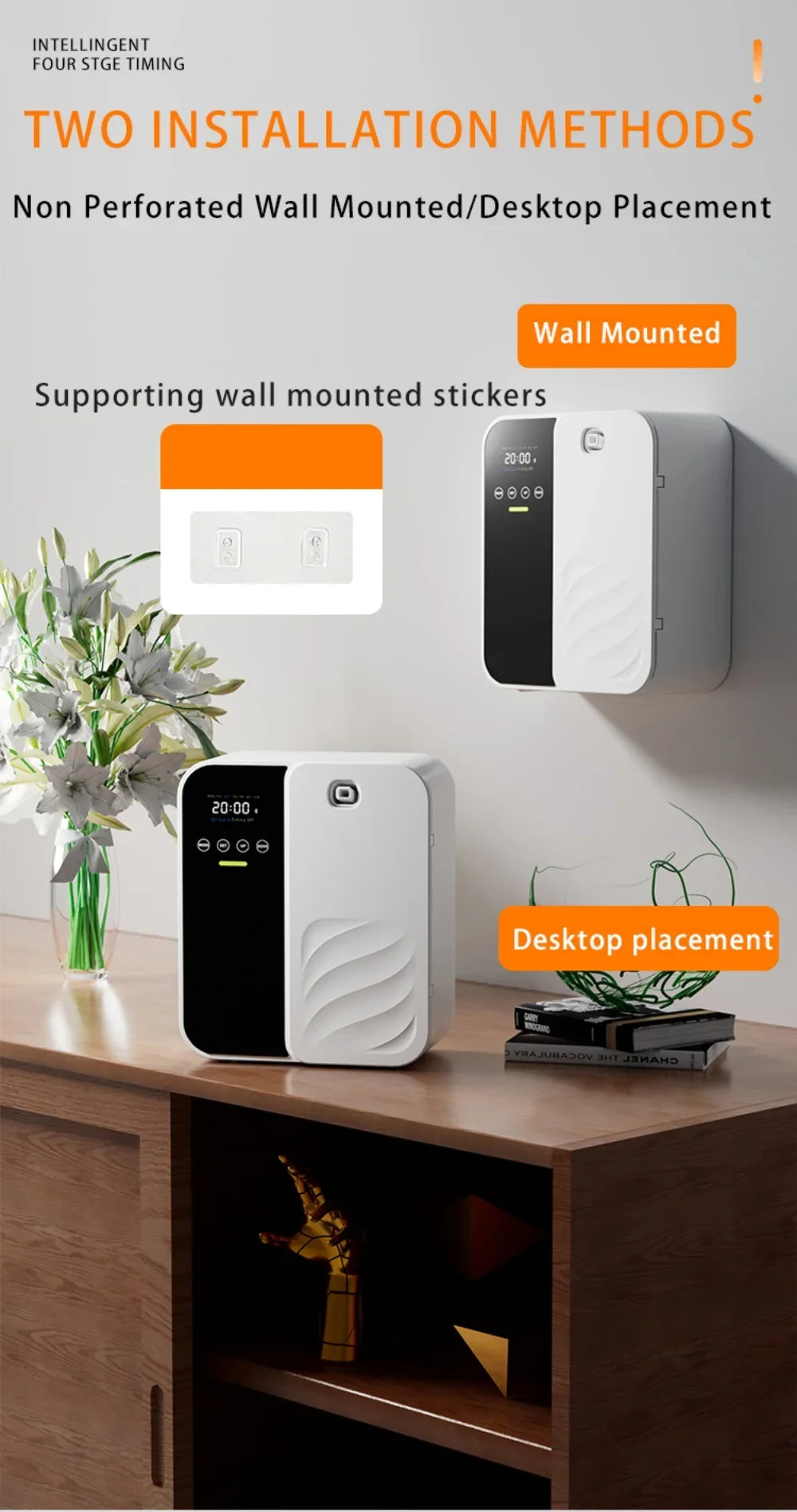 500ml Electric Aroma Diffuser – Waterless Scent Machine, Essential Oil Air Freshener for Home & Office (Covers up to 1000m³)