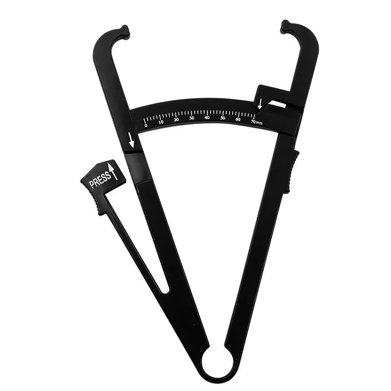 Body Fat Caliper Tester – Skinfold Measurement Tool with Chart (1/3/5 Pcs)