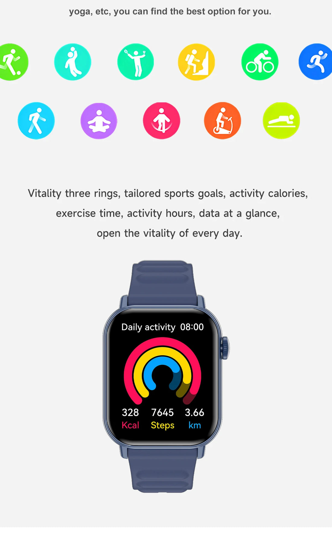 LIGE 2025 Smartwatch 1.83" HD Screen, BT Call, Health & Fitness Tracker