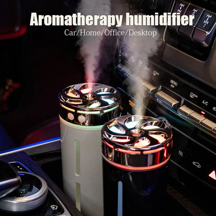 300ml Car Air Humidifier with Night Light & Aroma Diffuser