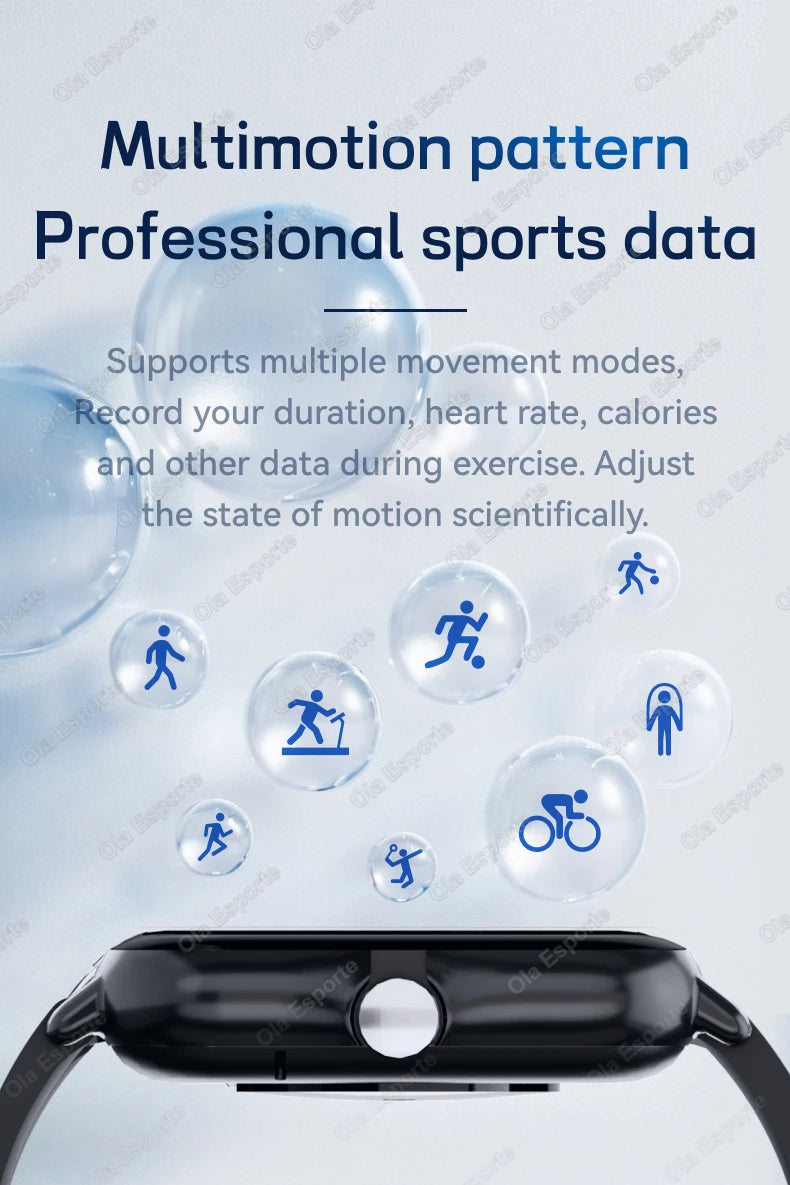1.83" Waterproof Smartwatch with Call & Sleep Monitoring