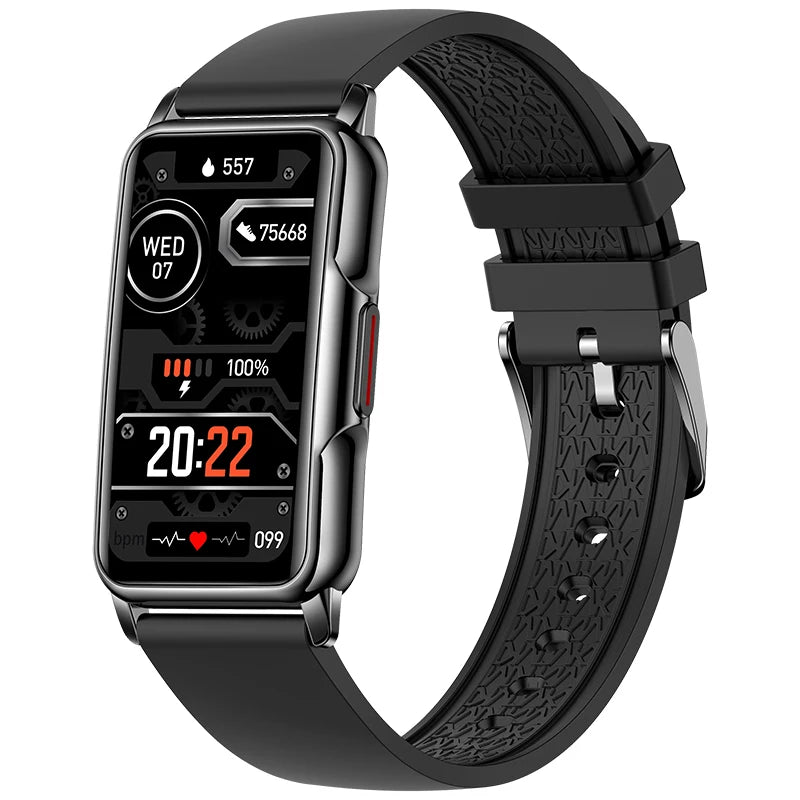 Smart Bracelet Watch – Android iOS Compatible, Waterproof Fitness Tracker with Heart Rate Monitor & 20+ Sports Modes, Gift for Men & Women